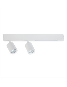 Milagro Magnet 9W+2xGU10 3000/4000K White ML1133 Ceiling Lamp.