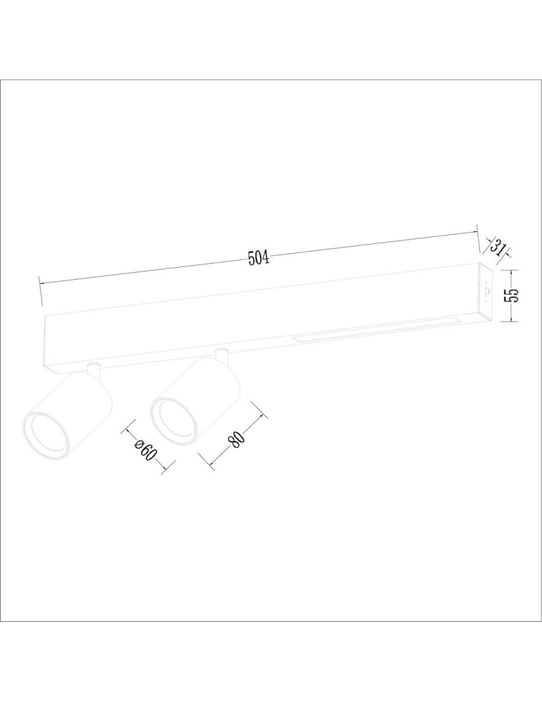 Spotlight ceiling lamps - Milagro Magnet 9W+2xGU10 3000/4000K White ML1133 Ceiling Lamp. - product kolory-swiatla.pl 6