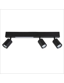 Milagro Magnet Ceiling Lamp 9W+3xGU10 3000/4000K Black ML1134.