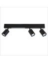 Milagro Magnet Ceiling Lamp 9W+3xGU10 3000/4000K Black ML1134.