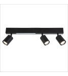 Spotlight ceiling lamps - Milagro Magnet Ceiling Lamp 9W+3xGU10 3000/4000K Black ML1134. - product 2