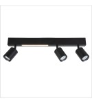 Spotlight ceiling lamps - Milagro Magnet Ceiling Lamp 9W+3xGU10 3000/4000K Black ML1134. - product 3