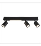 Spotlight ceiling lamps - Milagro Magnet Ceiling Lamp 9W+3xGU10 3000/4000K Black ML1134. - product 4