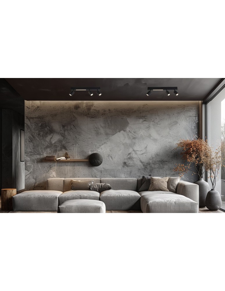 Spotlight ceiling lamps - Milagro Magnet Ceiling Lamp 9W+3xGU10 3000/4000K Black ML1134. - product kolory-swiatla.pl 8