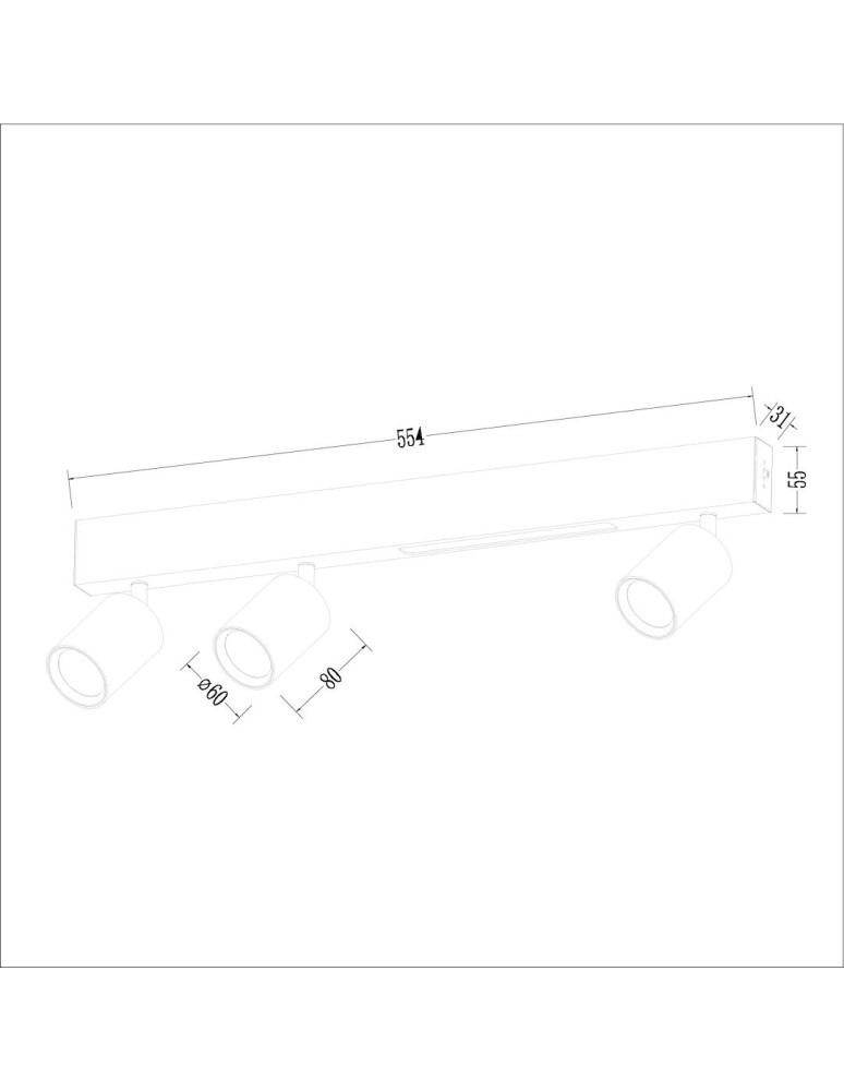 Spotlight ceiling lamps - Milagro Magnet 9W+3xGU10 3000/4000K White ML1135 Ceiling Lamp. - product kolory-swiatla.pl 6