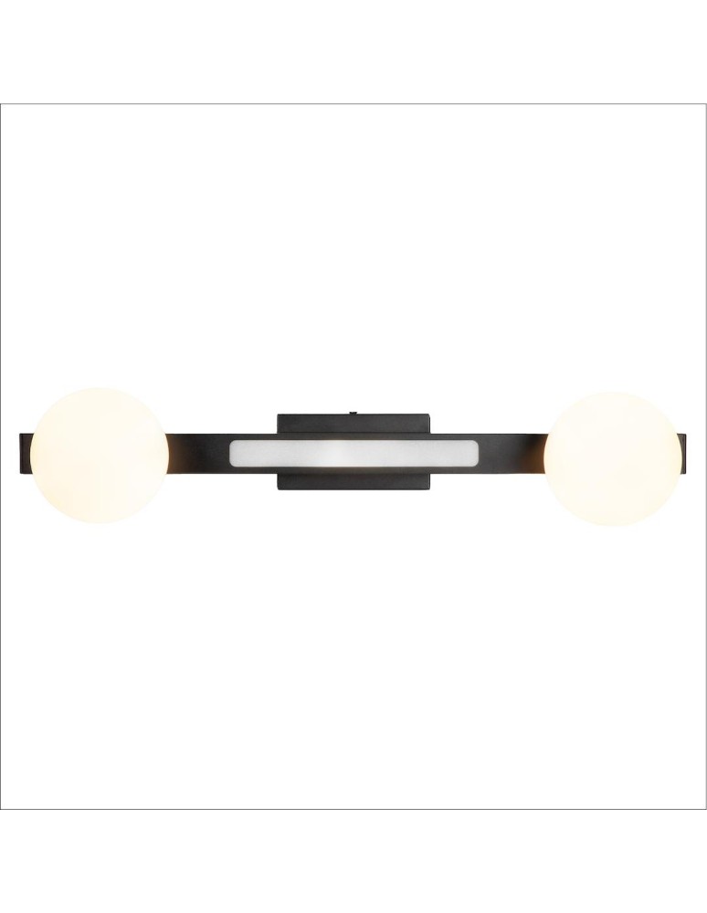 Ceiling lamps spheres - Milagro Magnet Ceiling Lamp 13W+2xG9 3000/4000K Black ML1136. - product kolory-swiatla.pl 4