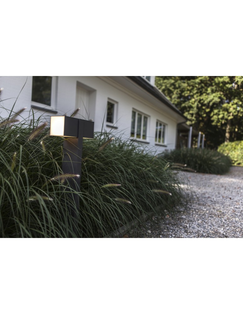 Standing garden lamps - Lutec CUBA Outdoor LED Anthracite 7193801118 - product kolory-swiatla.pl 8