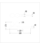 Wall lamps for bedrooms - Milagro Wall lamp Magnet 13W+2xG9 3000/4000K Black ML1138 - product 6