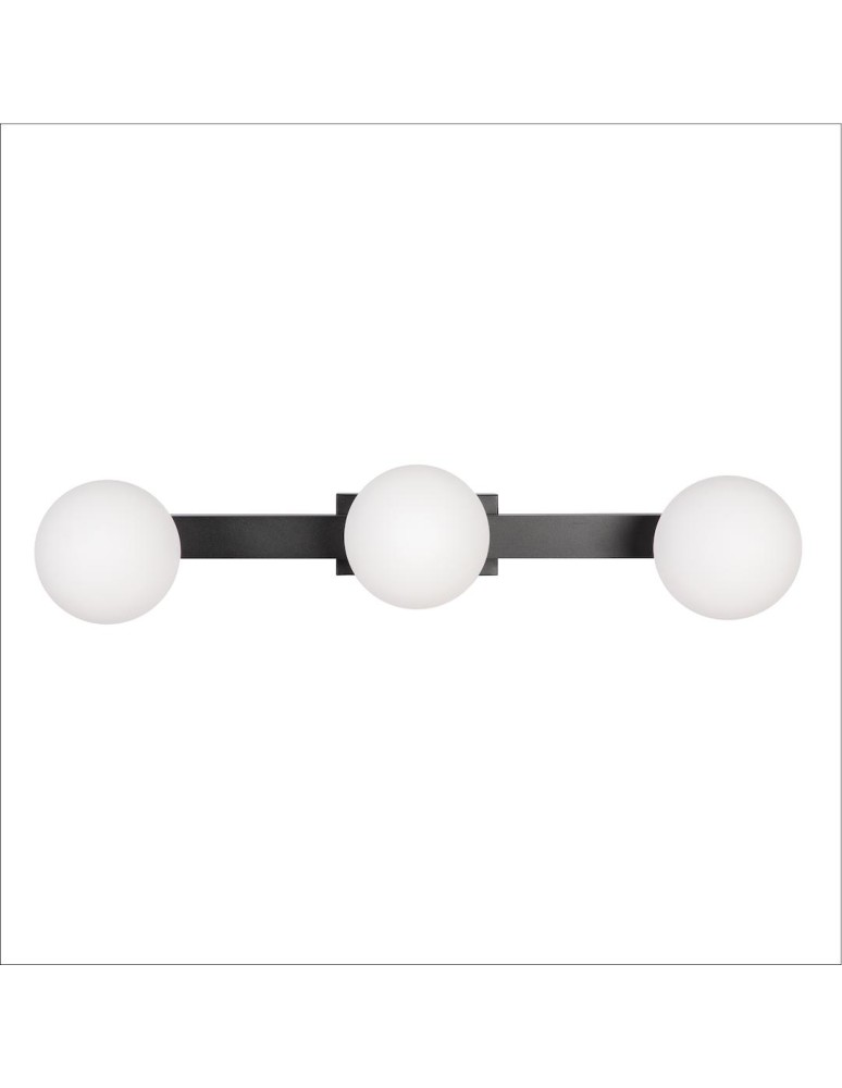 Ceiling lamps spheres - Milagro Magnet Ceiling Lamp 9W+3xG9 3000/4000K Black ML1140. - product kolory-swiatla.pl 1