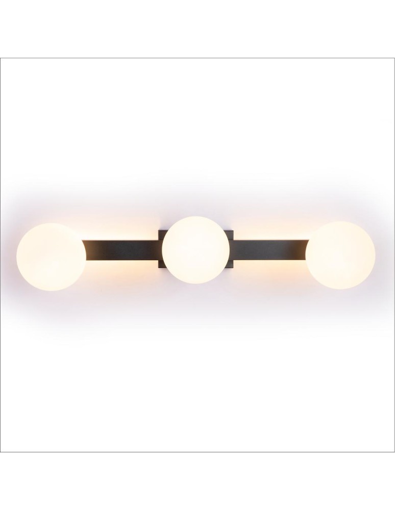 Ceiling lamps spheres - Milagro Magnet Ceiling Lamp 9W+3xG9 3000/4000K Black ML1140. - product kolory-swiatla.pl 2