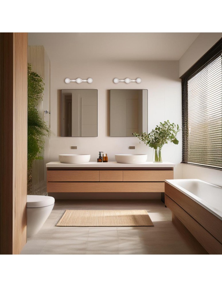 Ceiling lamps spheres - Milagro Magnet Ceiling Lamp 9W+3xG9 3000/4000K White ML1141. - product kolory-swiatla.pl 5