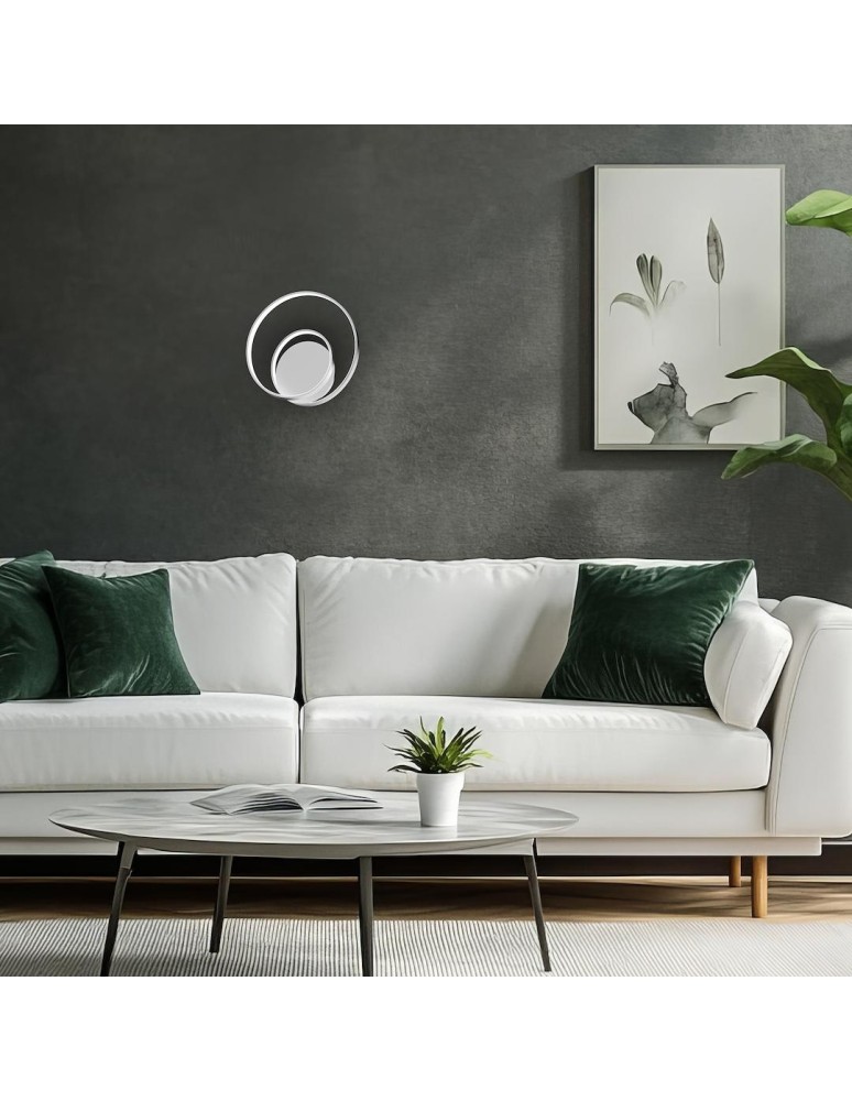 LED wall lamps - Milagro LUCERO CHROME 13W LED wall lamp ML1051 - product kolory-swiatla.pl 2