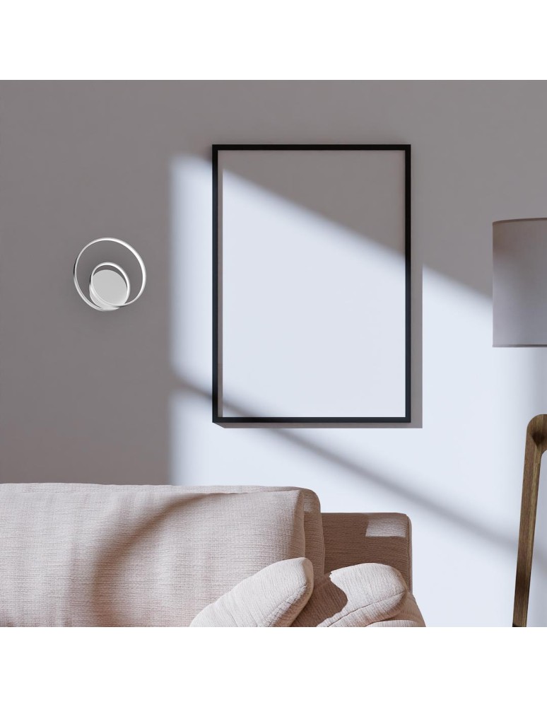 LED wall lamps - Milagro LUCERO CHROME 13W LED wall lamp ML1051 - product kolory-swiatla.pl 3