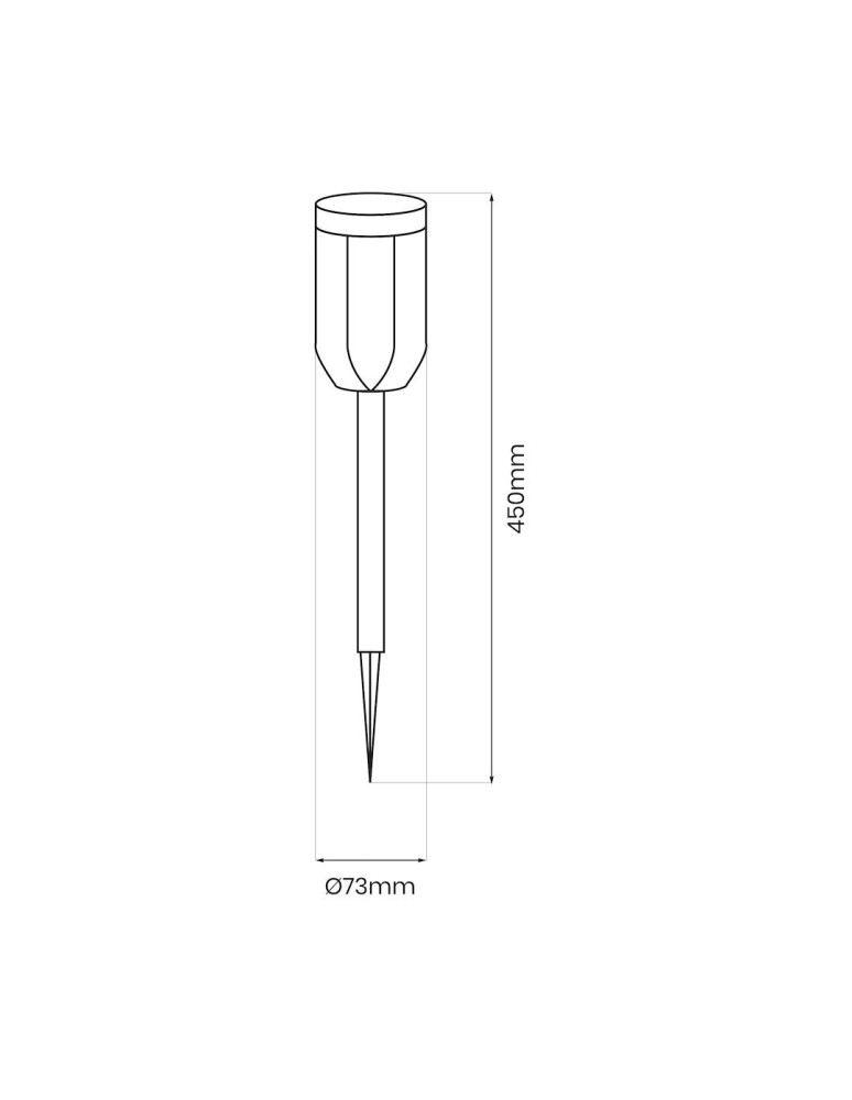 Solar lamps - Eko-Light Solar Pole Phil 3000K IP44 EKO1453. - product kolory-swiatla.pl 5