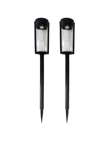 Eko-Light Path 3000K IP44 2-pack Solar Pole EKO1454
