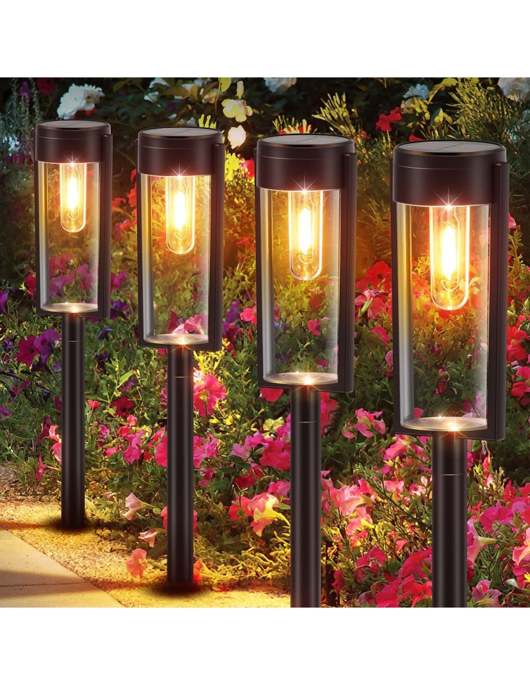 Solar lamps - Eko-Light Path 3000K IP44 2-pack Solar Pole EKO1454 - product kolory-swiatla.pl 6