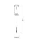 Solar lamps - Eko-Light Path 3000K IP44 2-pack Solar Pole EKO1454 - product 7