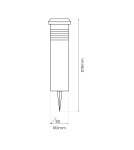 Solar lamps - Eko-Light Johny 3000K IP44 Solar Pole EKO1456 - product 5