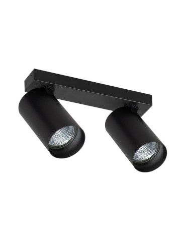 Milagro Luminaire Hero Spot Black 2xGU10 ML1475