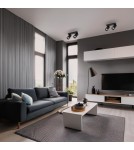 Spotlight ceiling lamps - Milagro Luminaire Hero Spot Black 2xGU10 ML1475 - product 3