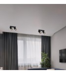 Spotlight ceiling lamps - Milagro Luminaire Hero Spot Black 2xGU10 ML1475 - product 4