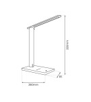 Desk lamps - Milagro Post Black 5W LED Desk Lamp ML1630 - product 4