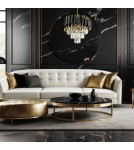 Glamour pendant lamps - Milagro CRISTAL chandelier 5xE14 ML1634 - product 3