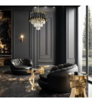 Glamour pendant lamps - Milagro CRISTAL chandelier 5xE14 ML1634 - product 4