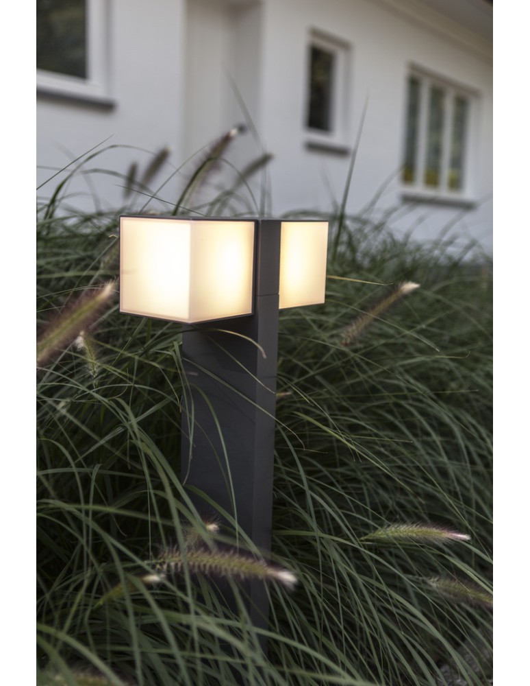 Standing garden lamps - Lutec CUBA Outdoor LED Anthracite 7193801118 - product kolory-swiatla.pl 12