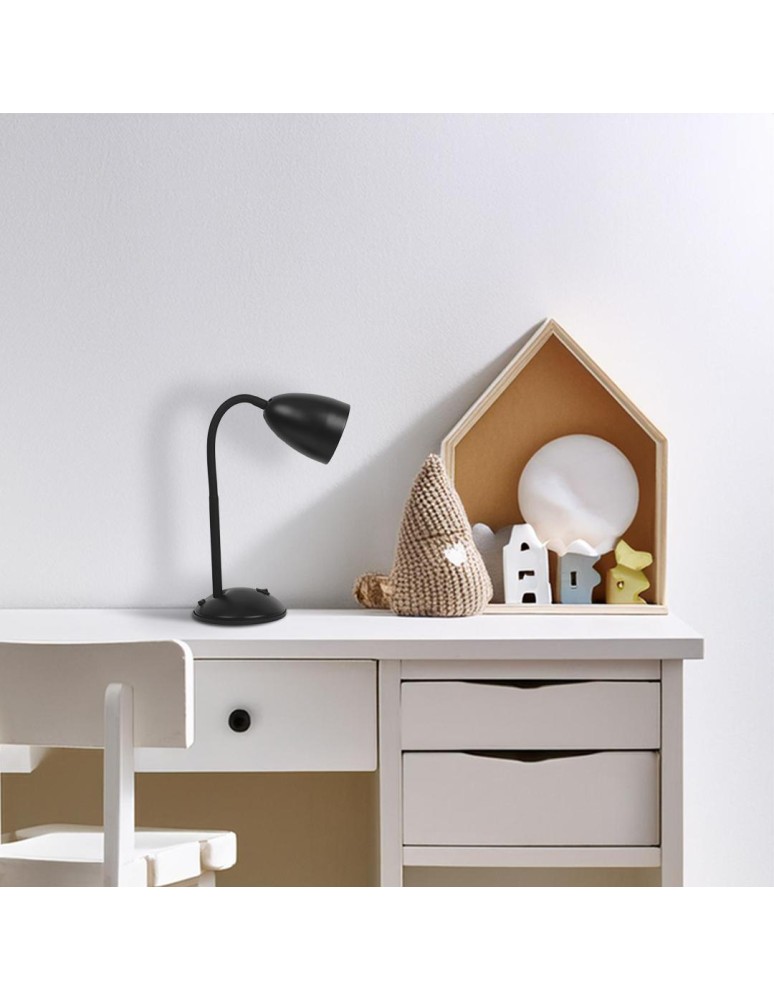 Desk lamps - Milagro LOGIC Black 1xE27 desk lamp ML1635 - product kolory-swiatla.pl 2