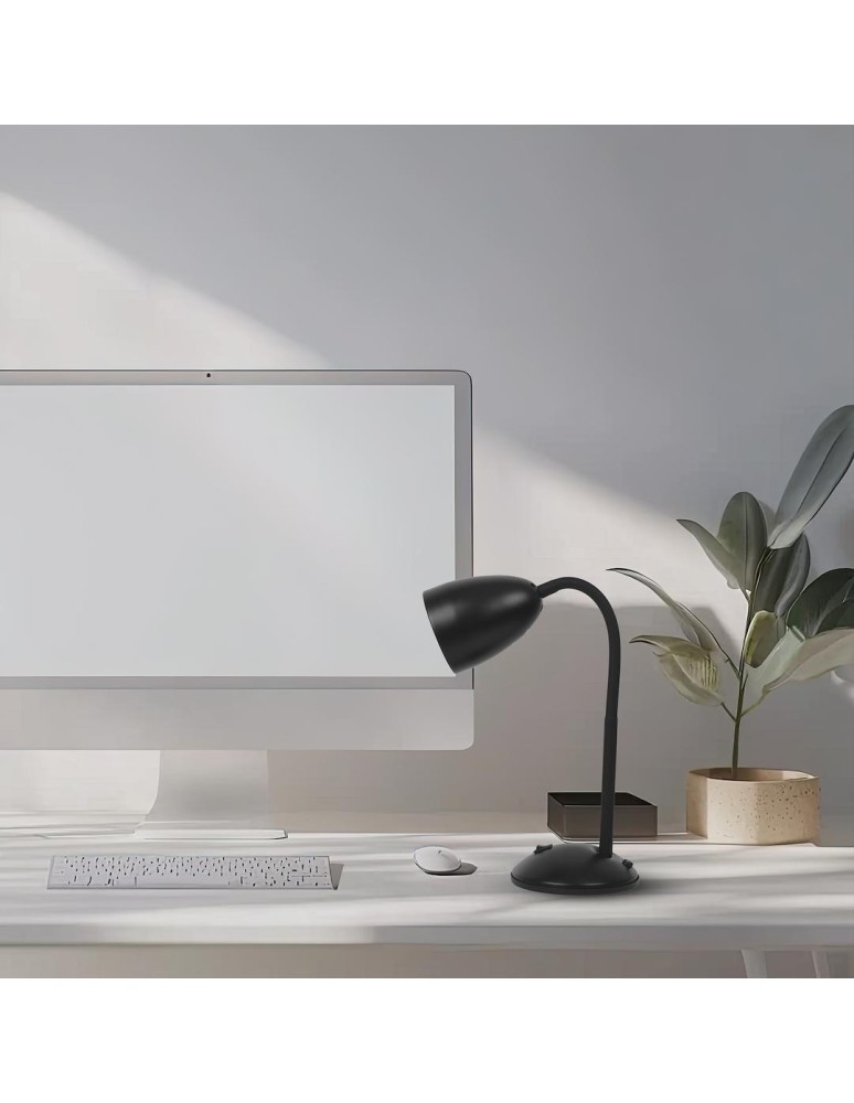 Desk lamps - Milagro LOGIC Black 1xE27 desk lamp ML1635 - product kolory-swiatla.pl 3