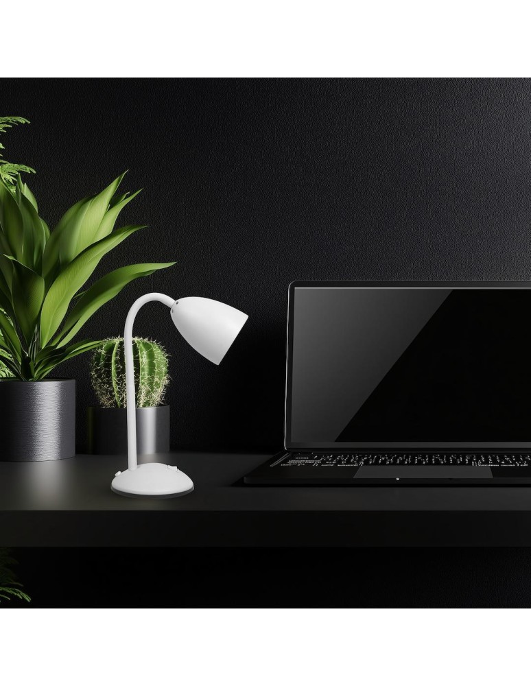 Desk lamps - Milagro LOGIC White 1xE27 desk lamp ML1636 - product kolory-swiatla.pl 3