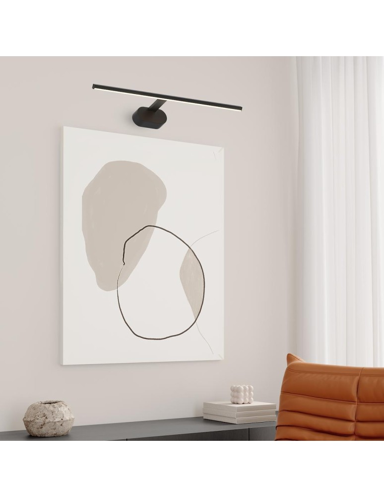 Wall lamps over the mirror - Milagro Wall lamp PRADO Black 11W LED 3000K ML1002 - product kolory-swiatla.pl 3
