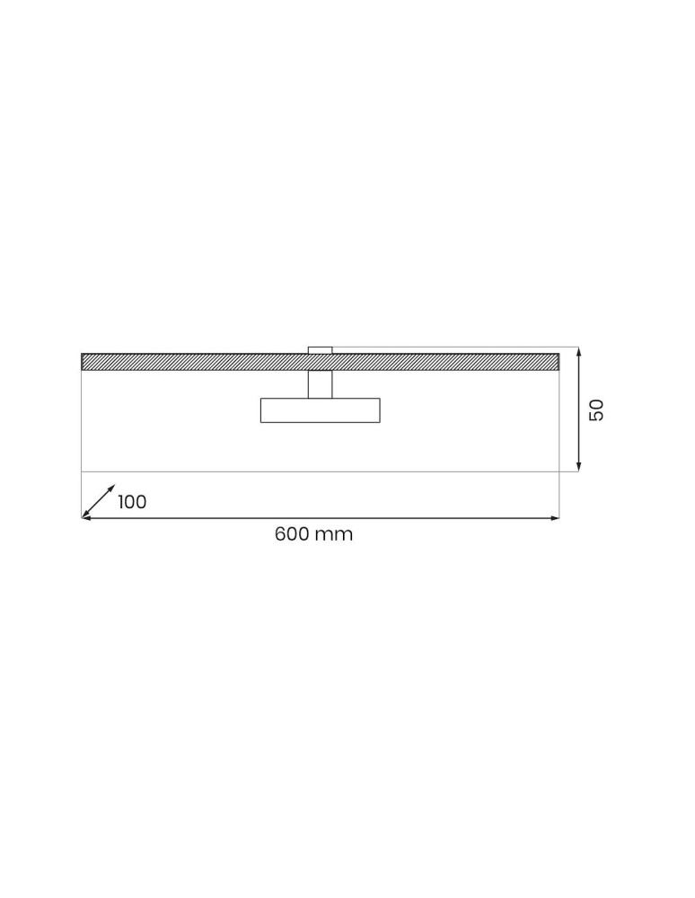 Wall lamps over the mirror - Milagro Wall lamp PRADO Black 11W LED 3000K ML1002 - product kolory-swiatla.pl 4