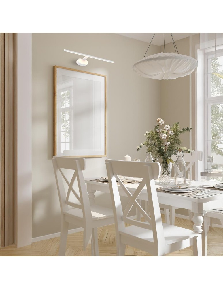 Wall lamps over the mirror - Milagro Wall lamp PRADO White 11W LED 3000K ML1003 - product kolory-swiatla.pl 2