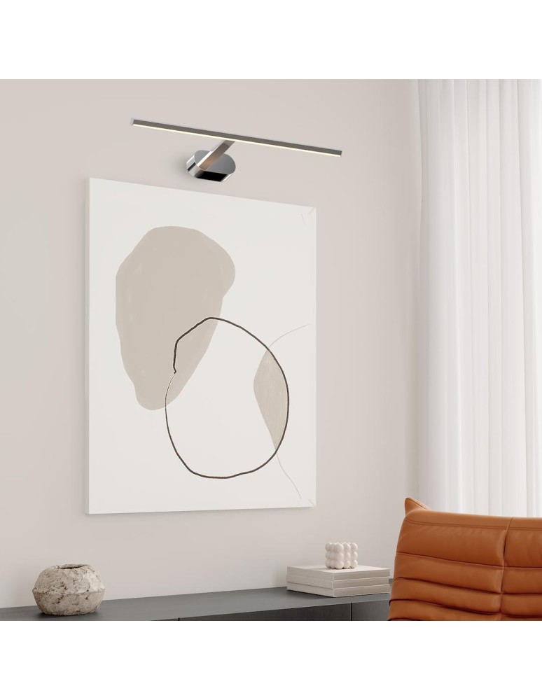 Wall lamps over the mirror - Milagro PRADO Chrome 11W LED 3000K Wall lamp ML1004 - product kolory-swiatla.pl 3