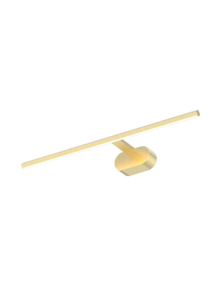 Wall lamps over the mirror - Milagro Wall lamp PRADO Satin Gold 11W LED 3000K ML1005 - product kolory-swiatla.pl 5