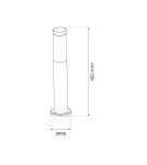 Standing garden lamps - Eko-Light Brooklyn Garden Pole 1xE27 IP44 45cm EKO1703 - product 5