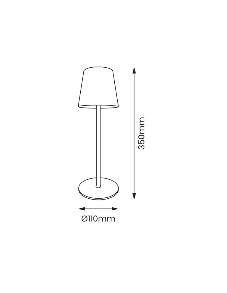 Portable garden lamps - Eco-Light Virgin 3W 3CCT Desk Lamp IP44 Battery EK1704 - product kolory-swiatla.pl 6