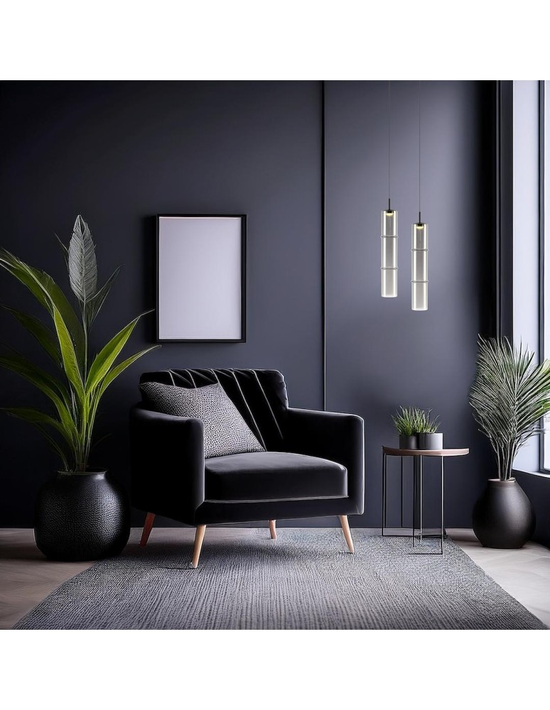 Single pendant lamps - Milagro BATO Smoked 4W LED pendant lamp ML1396 - product kolory-swiatla.pl 4