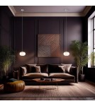 Single pendant lamps - Milagro VASO 1 WHITE 4W pendant lamp ML1398 - product 4