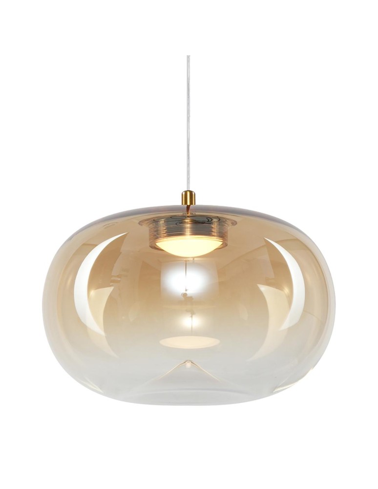 Single pendant lamps - Milagro VASO 1 AMBER 4W pendant lamp ML1399 - product kolory-swiatla.pl 2