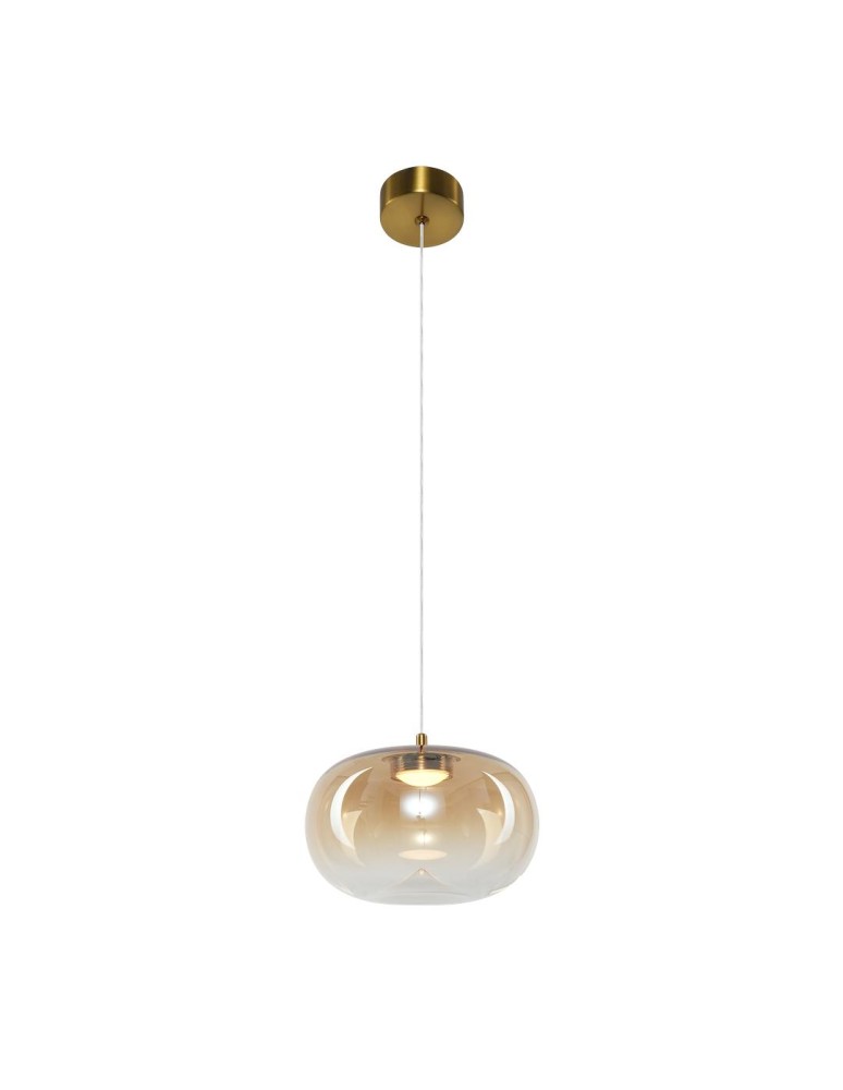 Single pendant lamps - Milagro VASO 1 AMBER 4W pendant lamp ML1399 - product kolory-swiatla.pl 6