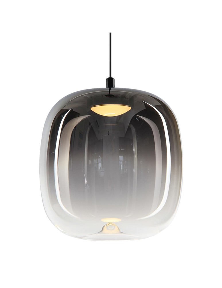 Single pendant lamps - Milagro VASO 2 SMOKED 4W pendant lamp ML1400 - product kolory-swiatla.pl 2