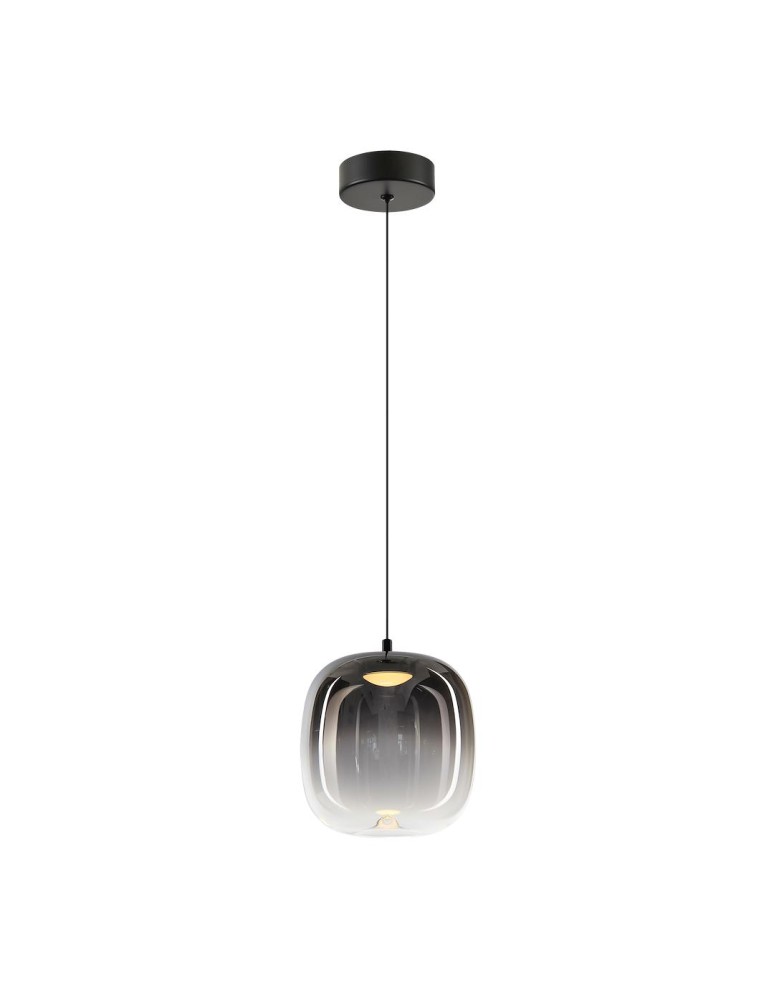 Single pendant lamps - Milagro VASO 2 SMOKED 4W pendant lamp ML1400 - product kolory-swiatla.pl 6