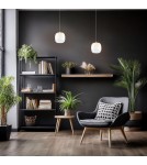 Single pendant lamps - Milagro VASO 2 WHITE 4W pendant lamp ML1401 - product 4