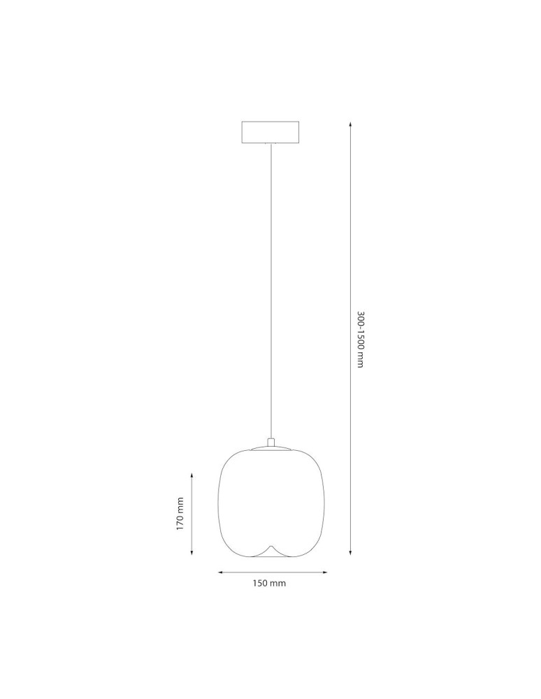 Single pendant lamps - Milagro VASO 2 WHITE 4W pendant lamp ML1401 - product kolory-swiatla.pl 5