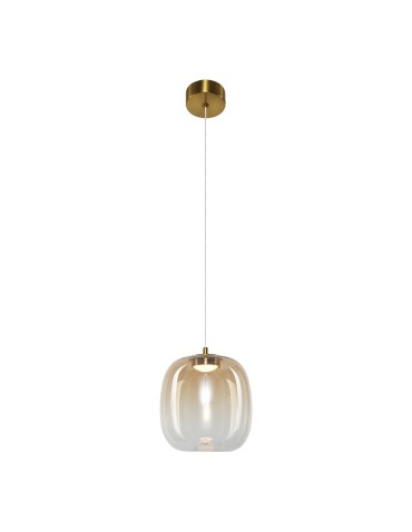 Milagro VASO 2 AMBER 4W pendant lamp ML1402