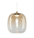 Single pendant lamps - Milagro VASO 2 AMBER 4W pendant lamp ML1402 - product 2