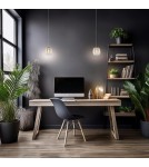 Single pendant lamps - Milagro VASO 2 AMBER 4W pendant lamp ML1402 - product 4